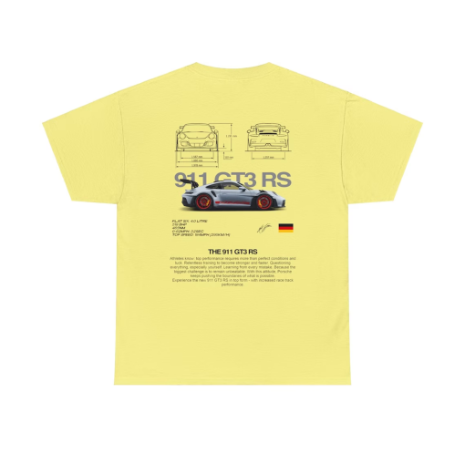 Porsche 911 GT3 RS T-Shirt Stats