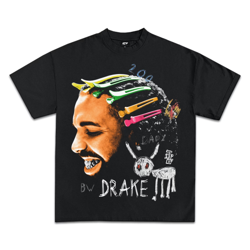 DRAKE GRAPHIC T-SHIRT | For All The Dogs Rap Tee Concert Merch Hip Hop | Lil Baby Young Thug Gunna Kanye West Lil Yachty Rare Collectible |