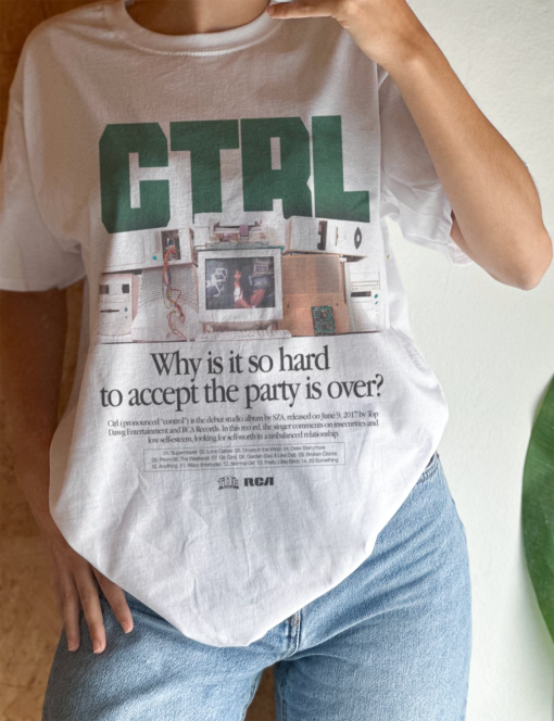 CTRL tshirt, Hip Hop shirt,