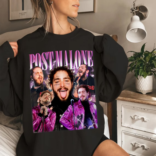 Post Malone 90s Vintage Rap Fan Gift T-shirt, Posty Shirt, Posty tour 2024, Retro 90s Sweatshirt, If Y’all Weren’t Here I’d Be Crying Shirt