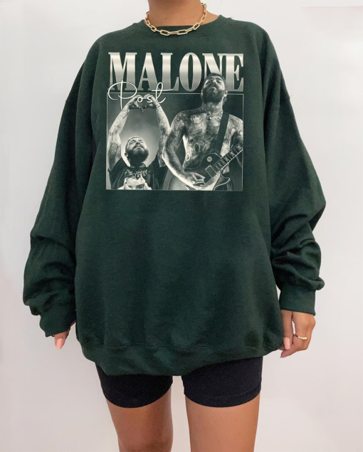 Posty concert 2024 fans ,Malone Music The Album Shirt,Retro 90s Sweatshirt Music graphic , Gift for men women comfort color