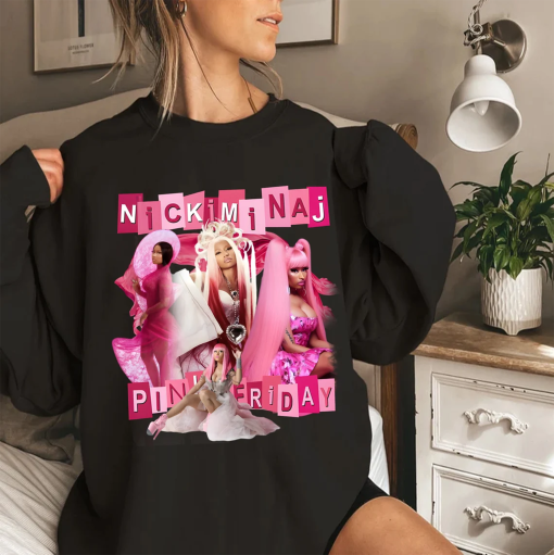 Vintage Nicki Minaj Shirt/ Nicki Minaj Tour Shirt/ Gift For Fan Shirt, Pink Friday Shirt, Rocking Through Time, Epic Anthems