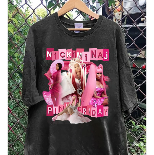 Vintage Nicki Minaj Shirt/ Nicki Minaj Tour Shirt/ Gift For Fan Shirt, Pink Friday Shirt, Rocking Through Time, Epic Anthems