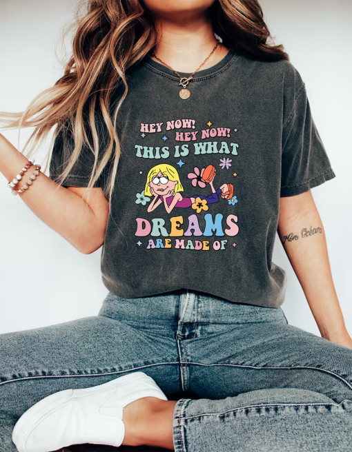 Retro 90s Lizzie McGuire Shirt, This Is What Dreams Are Made Of Gift, Mickey Ears Lizzie McGuire Outfits, Hey Now Lizzie Mcguire Crewneck