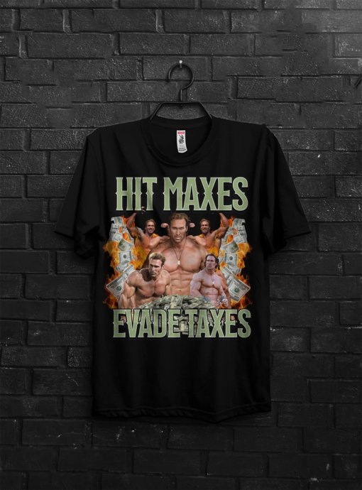 Hit Maxes Evade Taxes Mike Ohearn Funny Meme Gym TShirt Gift,,Don’t Hurt Me Muscle Shirt For Boys FunOversized Funny Pump Cover For Mens Tee