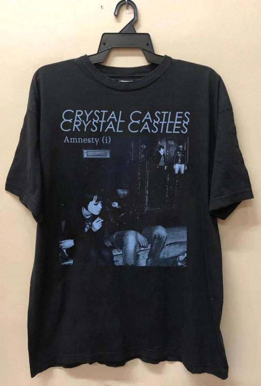 90s Band Crystal Castles Music Tour 2024 Shirt, Crystal Castles T-Shirt, Castles Alice Glass & Ethan Kath Tee, Doe Deer Song, Gift for Fans