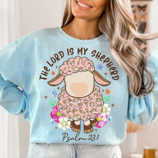 The Lord is my Shepherd shirt, Easter Sublimation shirt, Lord’s Prayer, shirt for Easter, Christian shirt, Christian Easter shirt, Religious shirt