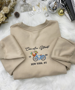 Cornelia Street Sweatshirt, Bike Floral Sweatshirt, New…