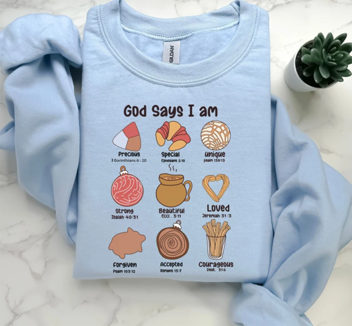 Spanish amor dios bible verse sweatshirt, gift for Mexican mom Latina sweater, Conchas cafe, Christian church hoodie, Pan dulce pullover