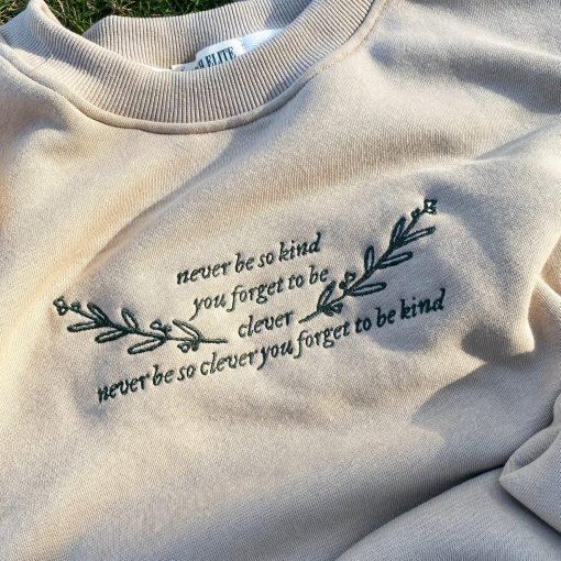 Never Be So Kind Crewneck Sweatshirt, Marjorie Sweatshirt