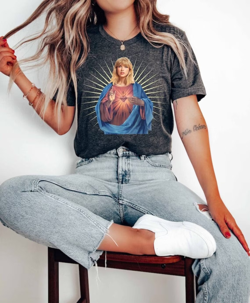 Taylor Swiftie Jesus Shirt, Eras Tour Shirt, Eras Tour Outfit, Eras Tour Jesus, Taylor Swiftie Shirt, Swiftie Merch, Gift For Fan