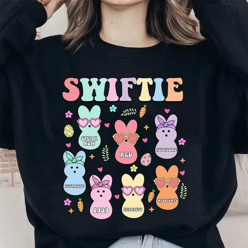 Taylor Eras Tour shirt Swiftie Easter shirt Easter Bunny Retro Peeps shirt Swiftie Lover shirt Taylors Version Easter Swìtie Era Sublimation Design