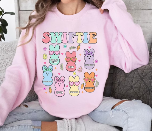 Taylor Eras Tour shirt Swiftie Easter shirt Easter Bunny Retro Peeps shirt Swiftie Lover shirt Taylors Version Easter Swìtie Era Sublimation Design