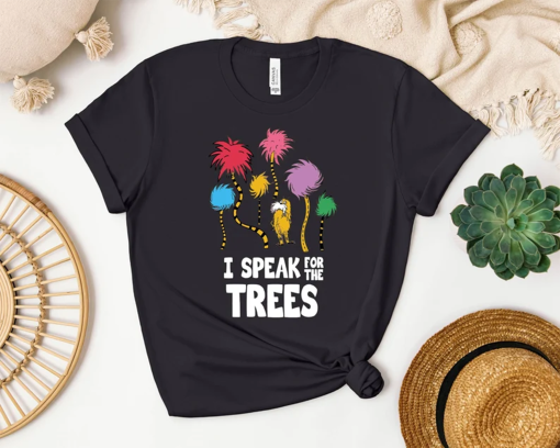 I Speak For The Tree Shirt, Kids Earth Awareness Gift, Earth Day Shirt, Reading Day Tee, Student Shirt, Read Across America, Save Earth Tee