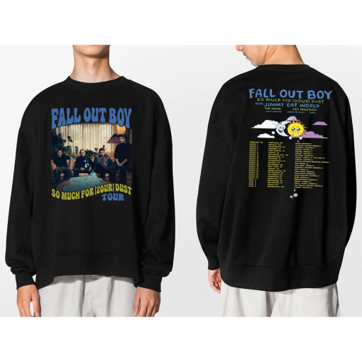 So Much For 2our Dust Tour 2024 Shirt, Fall Out Boy Tour 2024 T-Shirt, Fall Out Boy Band Shirt, Fall Out Boy Fan Gift, Fall Out Boy Merch