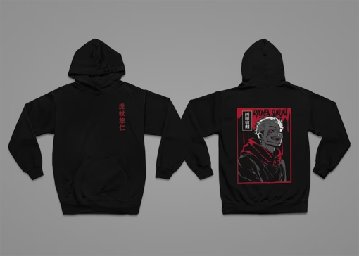 Anime Hoodie, Fashion Hooded Sweatshirt, Unisex Men Women Hoodie, Japanese Anime, Jujutsu Kaisen Anime Hoodie, Sukuna hoodie, itadori hoodie