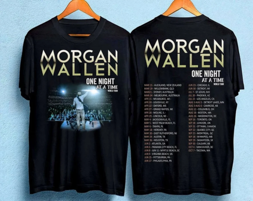 Morgan Wallen Tour 2024 T-Shirt, Morgan Wallen One Night At A Time Tour, Country Music Shirt, Cowboy Morgan Wallen Shirt, 90s Vintage Shirt