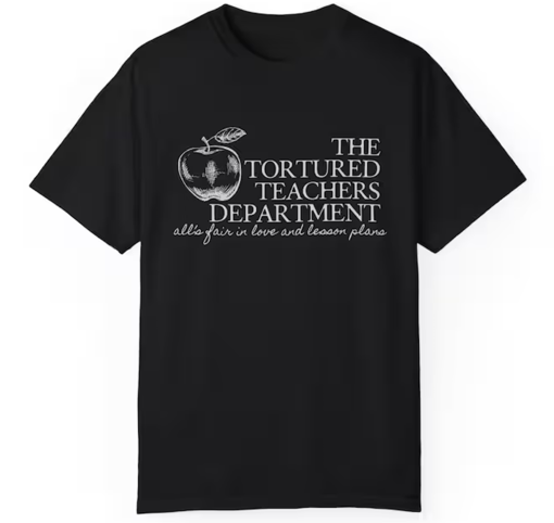 Tortured Poets Department Tortured Teacher Comfort Colors Swiftie Gift Teacher Shirt TSwift Fan Swift Shirt All’s Fair In Love And Poetry