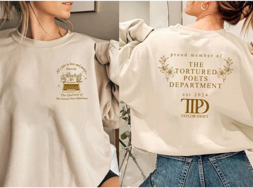 The Tortured Poets Department Est 2024, Alls Fair in Love and Poetry, The Tortured Poets Department Shirt, Gift for Swift Fan, Cricut Shirt.