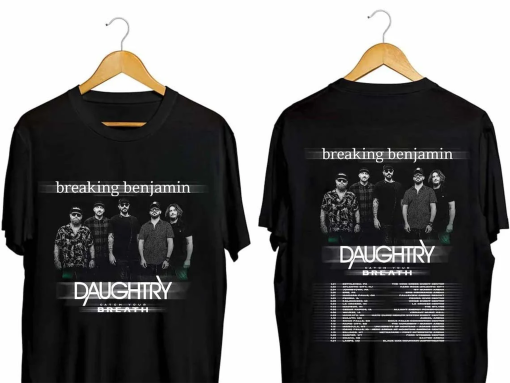 Breaking Benjamin US Tour 2024 Shirt, Breaking Benjamin Band Fan Shirt, Breaking Benjamin 2024 Concert Shirt