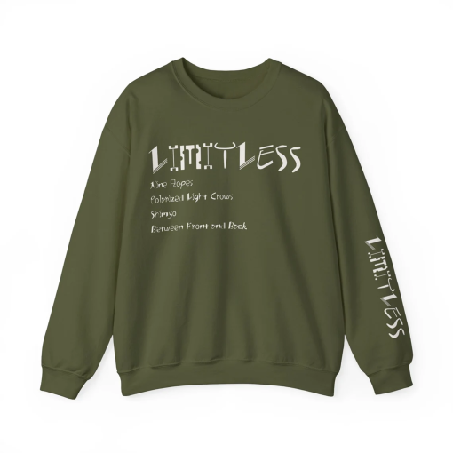 Unisex Anime Sweatshirt | Minimalist Limitless Sweatshirt | Unisex Anime Sweatshirts | Japanese Anime | Anime Limitless | Aesthetic Anime