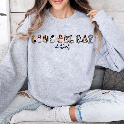 Lana Del Rey 10 Albums Graphic Shirt