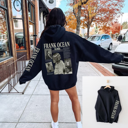 Fr.a.nk Ocean Hoodie Blond ,Sweatshirt, Frank Ocean Shirt, trendy Sweatshirt, Blonde, music gift, Y2K, gift friends, Sleeve Design