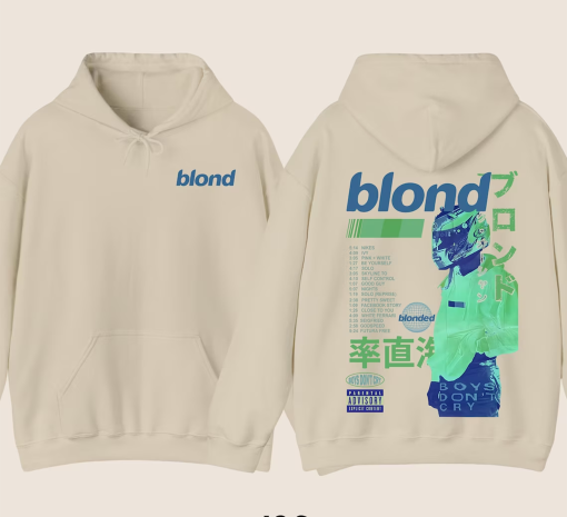 Blond Hoodie, Frank Blond Vintage 90s Style Graphic Hoodie, Blond Hoodie, Cute Unisex Retro Hoodie, Vintage Frank Ocean Hoodie