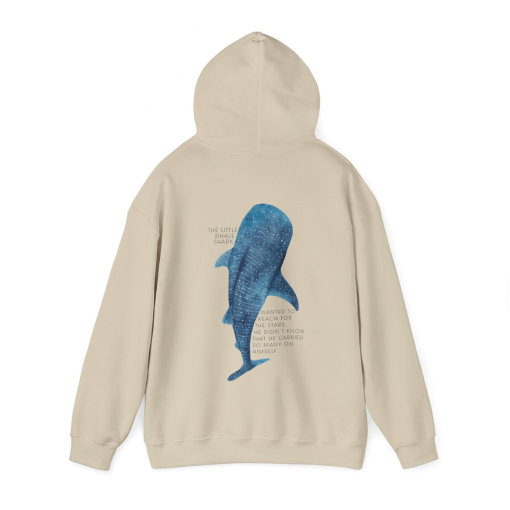 Whale Shark Hoodie Beachy Hoodie Shark Hoodie Coconut Girl Hoodie Surfer Girl Hoodie Beach Faith Over Fear Positive Affirmation Hoodie