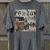 Marlboro Cowboy Shirt, Marlboro Shirt, Vintage 80s Marlboro Cowboy Shirt, Marlboro Merch, Coors Western Cowboy T-Shirt