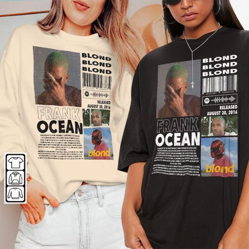 Frank Ocean Rap Music Merch Shirt, Blond Album Rap 90s Tee, Frank Ocean Tour Rapper Gift Bootleg Inspired Sweatshirt R1910 PTP