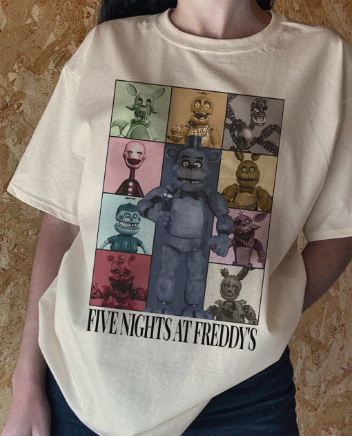 Five Nights At Freddy The Eras T Shirt, Unisex Shirt, Gift for fans