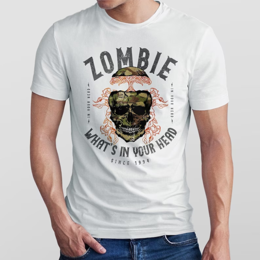 Zombie Shirt , Old school band shirt, rock and roll shirt, rock band shirt, Gift Music Lovers, concert shirt