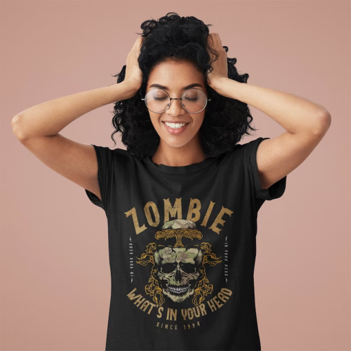 Zombie Shirt , Old school band shirt, rock and roll shirt, rock band shirt, Gift Music Lovers, concert shirt