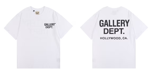 Gallery Dept T-shirt, Unisex Graffiti Shirts, Hollywood CA Shirt, GD Letter Print Short Sleeve, Oversize Tee, Hiphop Gallery Dept Shirt GA01