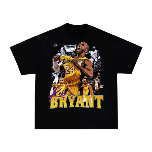 Kobe Bryant Los Angeles Lakers NBA Championship (Front Only) T-Shirt