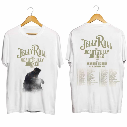 Jelly Roll The Beautifully Broken Tour 2024 Shirt, Jelly Roll Fan Shirt, Jelly Roll 2024 Concert Shirt, The Beautifully Broken 2024 Tee