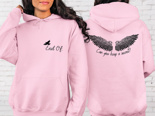 Can You Keep A Secret? Hoodie, Ravenhood Wing Hoodie, Book Lover Sweatshirt, Book Reader Hoodie, Ravenhood Hoodie