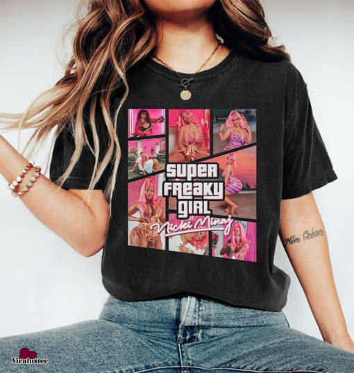 Retro Nicki Minaj Pink Friday Tour 2 Track List Shirt, Nicki Minaj Shirt, Gift For Barbz Shirt