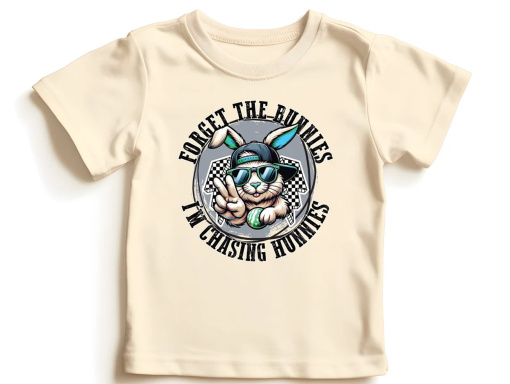 Forget The Bunnies I’m Chasing Hunnies Easter Bodysuit, Easter Bunny Toddler Shirt, Cute Easter Outfit, Happy Easter Kids Clothing