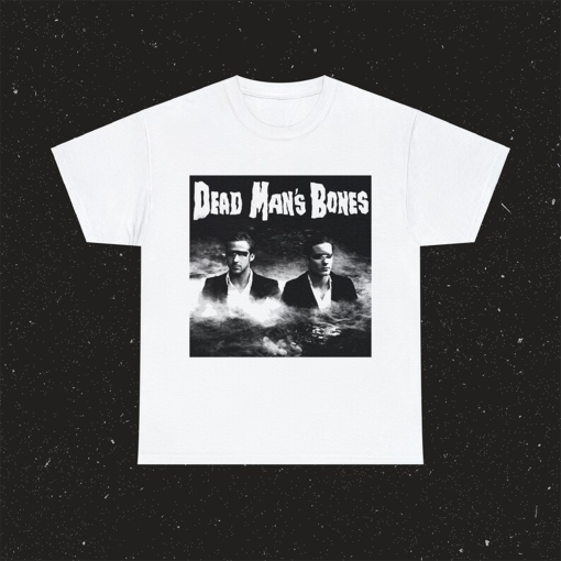 Dead Man’s Bones, T-Shirt, Music Band, Music, Grunge, Funky, White T-Shirt, Ryan Gosling, Band, Vintage, Steerwear, Design, T-Shirt Design