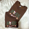 Bl.u.e.y and Bi.ng.o Emb Sweatshirt, Couple Matching Emb Sweatshirts, Cartoon Crewneck, Mother’s Day Gift