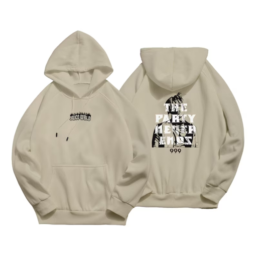 Jui.ce WR.LD The Party Never Ends Sweatshirt, Vintage Hoodie, Crewneck Hoodie, Fan Gift Jui.ce W.RL.D