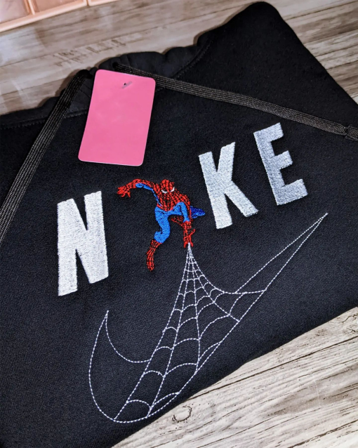 TRENDY Spiderman Emb Sweatshirt, Hoodie, Best Movie Emb Sweatshirt, Gift For Friends