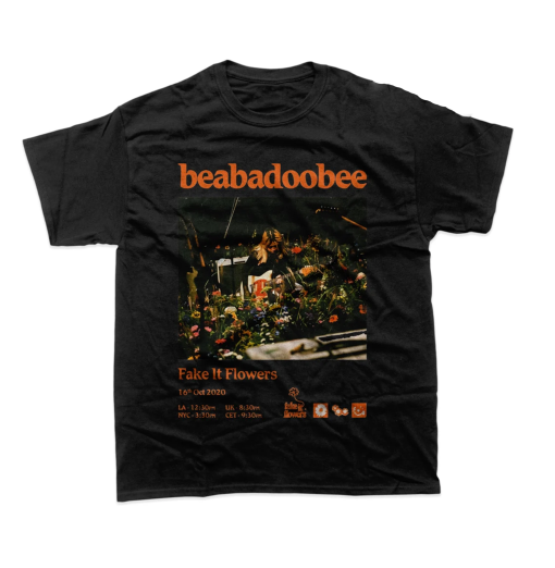 Beabadoobee Unisex T-Shirt – Fake It Flowers Album Tee – Indie Music Artist Merch – Gift For Fans