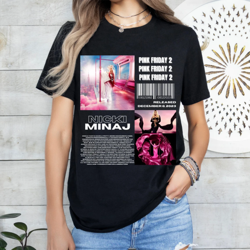 Vintage Nicki Minaj T-shirt,Nicki Minaj Album TShirt,Pink Friday 2 Album TShirt,Artist Album TShirt,Hip Hop Music Shirt,Nicki Minaj Merch