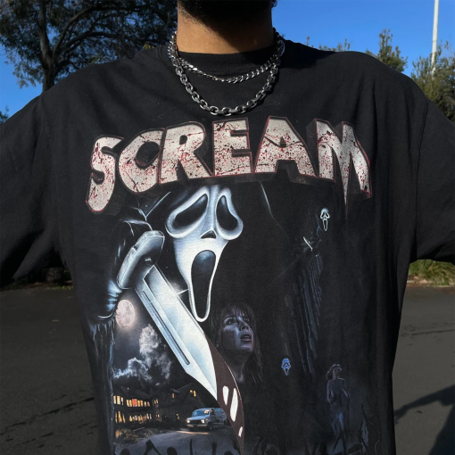 Scream – Vintage Style T-Shirt, Graphic Tee, Halloween Shirt,