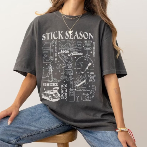 Tshirt Vintage Stick Season 2023 Shirt, Noah Kahan Stick Season Sweatshirt, Noah Kahan Shirt, Country Music Shirt, Noah Kahan Tour