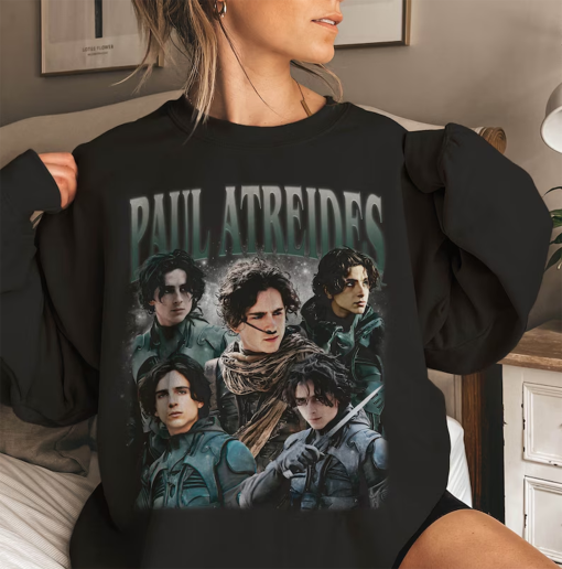 Vintage Paul Atreides Dune Sweatshirt, Movie Fan Shirt, Arakkis Dune Shirt, Life of Muad’ Dib T-Shirt, Paul Atreides Timothee Chalamet Tee