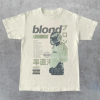 Frank Ocean BLOND ART Short Sleeve Shirt | blond album | music gift | vintage style tee | Blonded | Trends Original Design